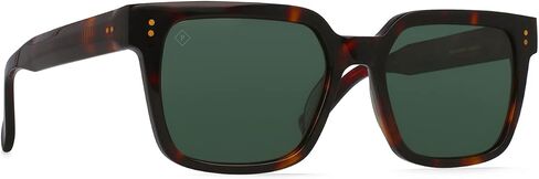 RAEN - West - نظارات شمسية مربعة للجنسين للحماية من الأشعة فوق البنفسجية - عدسة Kola Tortoise/Green Polarized (مقاس 55 ملم) - عدسات مستقطبة in Kuwait