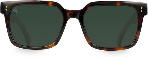 RAEN - West - نظارات شمسية مربعة للجنسين للحماية من الأشعة فوق البنفسجية - عدسة Kola Tortoise/Green Polarized (مقاس 55 ملم) - عدسات مستقطبة in Kuwait