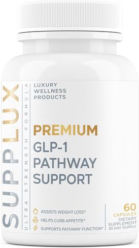 PREMIUM GLP-1 Weight Loss Support - Assists Metabolic Pathways Linked to GLP-1 Signaling - Promotes Weight Loss for Women & Men, Helps Appetite Control & Promotes Energy - 3rd Party Tested - 60 Pills in Saudi Arabia