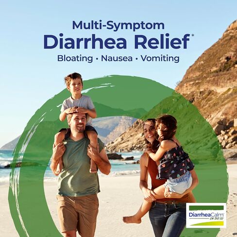 Boiron DiarrheaCalm On the Go for Diarrhea Relief, Gas, Bloating, Intestinal Pain, and Traveler's Diarrhea - 2 Count (160 Pellets) in Saudi Arabia