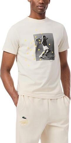 Lacoste Men's Lacoste Tennis X Novak Djokovic Graphic T-Shirt in Kuwait