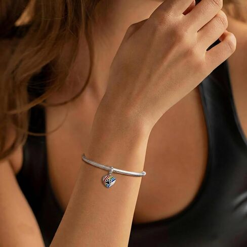 Sterling Silver Cremation Urn Charms for Pet Ashes Bead Rainbow Bridge Dog Memorial Jewelry Gifts for Women in Saudi Arabia