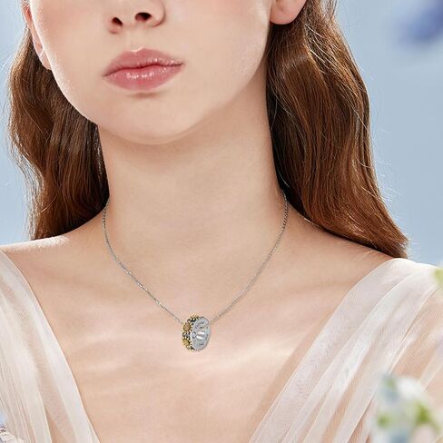 Sunflower Urn Bead Charm 925 Sterling Silver Cremation Charm for Bracelet Memorial Jewelry Gifts for Women Loss Loved One in Kuwait