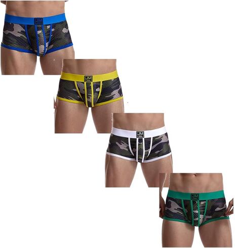 JOCKMAIL الرجال الملاكم ملخصات الرجال الملابس الداخلية الملاكم ملخصات مع الرجال الملاكم السراويل التمويه الملابس الداخلية حزمة in Kuwait