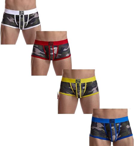 JOCKMAIL الرجال الملاكم ملخصات الرجال الملابس الداخلية الملاكم ملخصات مع الرجال الملاكم السراويل التمويه الملابس الداخلية حزمة in Kuwait