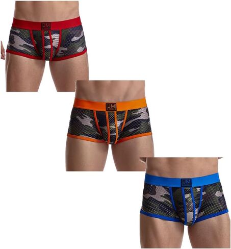 JOCKMAIL الرجال الملاكم ملخصات الرجال الملابس الداخلية الملاكم ملخصات مع الرجال الملاكم السراويل التمويه الملابس الداخلية حزمة in Kuwait