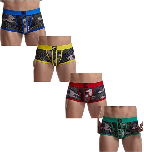 JOCKMAIL الرجال الملاكم ملخصات الرجال الملابس الداخلية الملاكم ملخصات مع الرجال الملاكم السراويل التمويه الملابس الداخلية حزمة in Kuwait