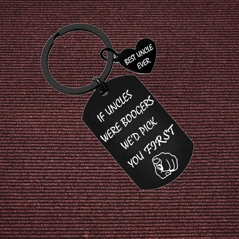 Funny Uncle Keychain Father’s Day Presents Uncle Gifts From Niece Nephew Christmas Birthday Gift for Uncle If Uncles Were Boogers We’d Pick You First in Saudi Arabia
