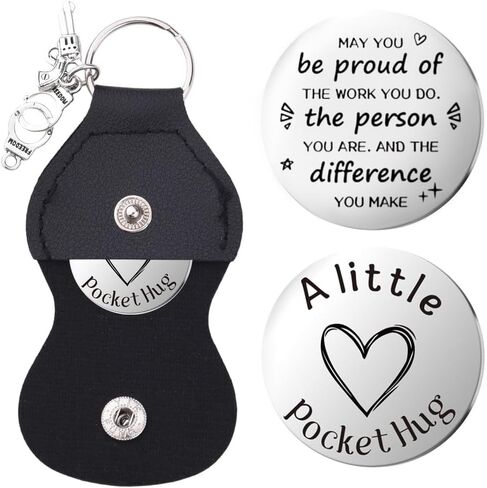 Policeman Fireman Birthday Gifts for Firefighter Pocket Hug Coin for Police Officer Gifts for Men Fireman Gift in Kuwait