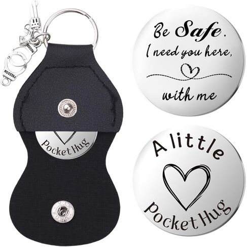 Policeman Fireman Birthday Gifts for Firefighter Pocket Hug Coin for Police Officer Gifts for Men Fireman Gift in Kuwait