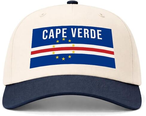 Richardson 5 Panel Two Tone Hat Cape Verde Soccer Ball Flag Men & Women Vintage Baseball Cap Cotton in Kuwait