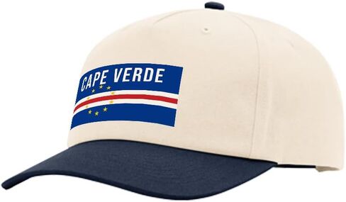 Richardson 5 Panel Two Tone Hat Cape Verde Soccer Ball Flag Men & Women Vintage Baseball Cap Cotton in Kuwait