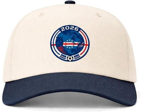 Richardson 5 Panel Two Tone Hat Cape Verde Soccer Ball Flag Men & Women Vintage Baseball Cap Cotton in Kuwait