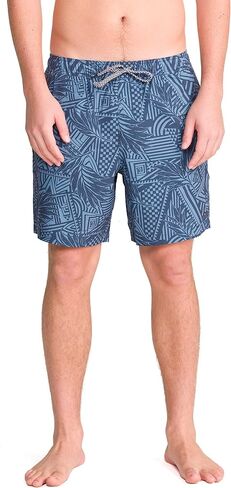 Dakine Mens 7" Swim Trunks with Compression Liner – Elastic Waist Volley Board Shorts, 4-Way Stretch, UPF 50+ in Kuwait