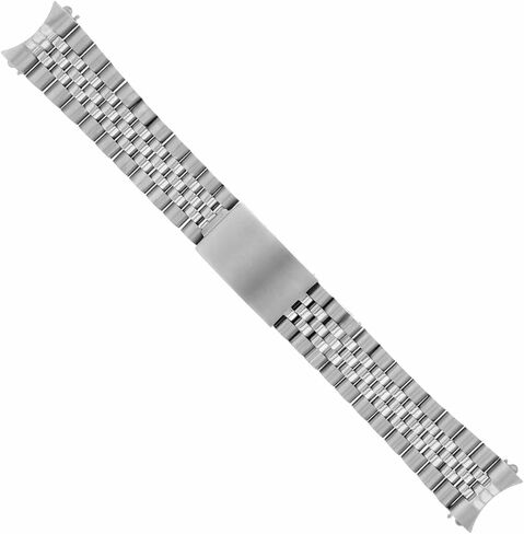 سوار ساعة Ewatchparts Jubilee متوافق مع Datejust رولكس 16013 16014 16018 16200 16220 20 ملم ثقيل in Kuwait
