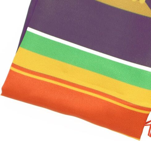 Red Yellow and Purple African American Graduation Stole Scarf Black Grads Scarf with Red Tassels in Saudi Arabia