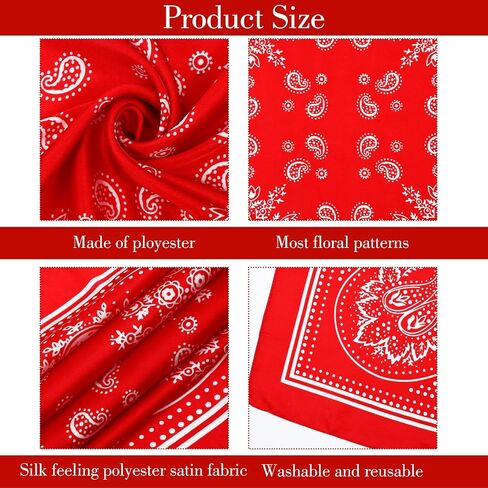 15 Pcs Silk Bandanas for Women, 26.8 x 26.8 Inch Satin Hair Bandana Set, 5 Colors Head Scarf for Sleeping, Fashion, Travel, and Casual Wear in Saudi Arabia