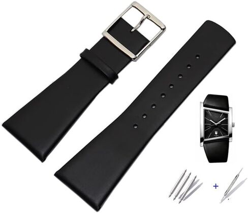 hooson Cowhide Watch Strap For CK Calvin Klein K0Q21107 K0Q21120 Series Large Men's Watch Chain 28MM Bracelet in Kuwait