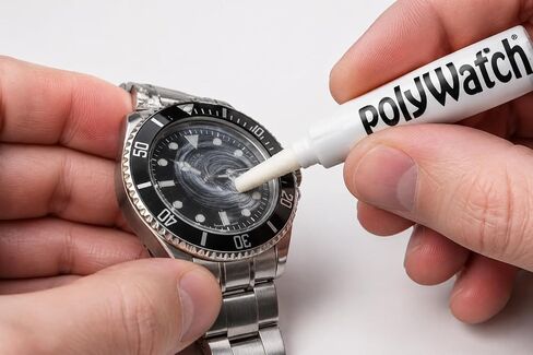 Polywatch Plastic Watch Cleaning Kit – 5ml Watch Polish Scratch Remover for Plastic, Acrylic & Hesalite Crystals – Includes Buffing String & Rosenthal CollectionPolishing Cloth – Restores Clarity in Saudi Arabia