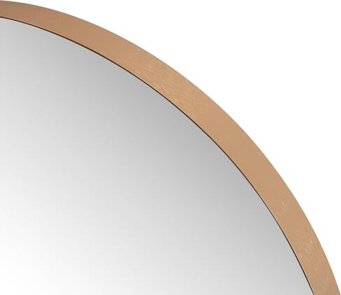 JONATHAN Y Elodie 28" x 40" Gold Arched Wall Mounted Mirror with Aluminum Frame for Bathroom Vanity Bedroom and Entryway Modern Decorative Home Decor MIR209C in Kuwait