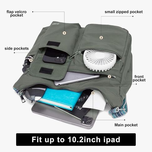 CLUCI Waterproof Nylon Crossbody Bags For Women Bundles with Womens Wallet RFID Blocking Credit Card Wallet in Kuwait