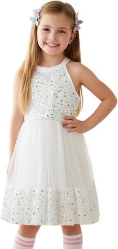 HNXDYY Toddler Girl A-line Princess Party Dress Tulle Formal Elegant Fancy Girls Dresses in Saudi Arabia