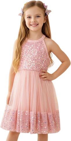 HNXDYY Toddler Girl A-line Princess Party Dress Tulle Formal Elegant Fancy Girls Dresses in Saudi Arabia