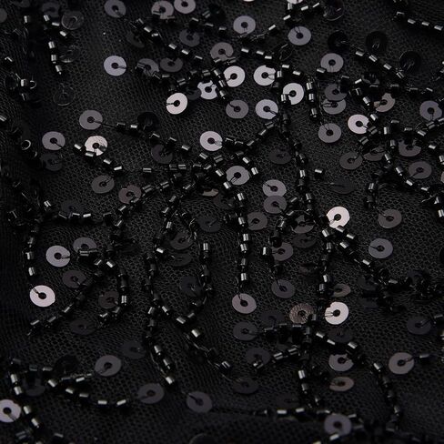 Uhnice Girls Sequin Tulle Dress Flower Girl Pageant Gown for Wedding Party Birthday in Kuwait