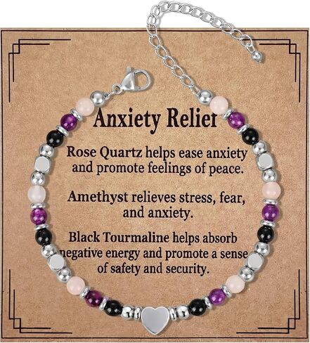 Crystal Bracelet for Women – Balance & Harmony Beaded Jewelry, Symbolic Support for Graduation, New Beginnings & Gifts for Mom, Friends (6.5+2") in Kuwait