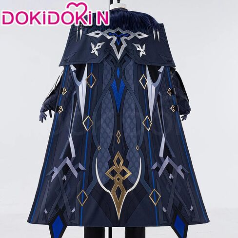 KIRA KIRA Genshin Capitano Cosplay Costumes Doki-N Game Genshin Fatui Harbinger Captain Costume Outfits Plus Size in Kuwait