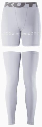 KUTFTBL Football Compression Shorts with Detachable Leg Sleeves, Customizable Athletic Compression, Ergonomic Design in Saudi Arabia