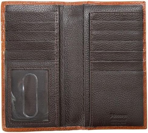 Nocona Belt Co. Western Wallet Men's Rodeo Calf Hair Longhorn Brown N500048202 in Kuwait