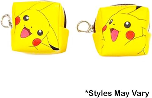 Pikachu Coin Purse Set - Bundle with Pokemon Mini Cube Pouch with Keychain Plus Stickers, More | Pikachu Coin Wallet for Women (Styles May Vary) in Kuwait