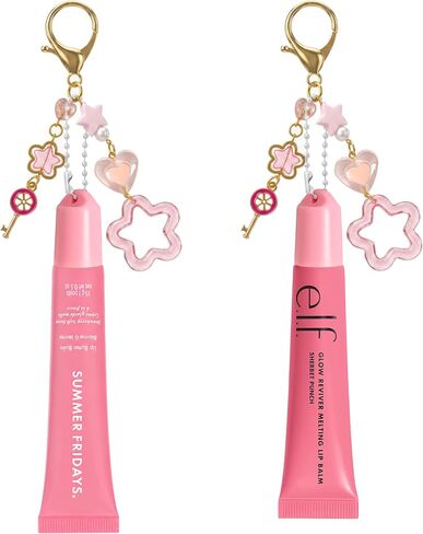 cioatu Lip Gloss Keychain for Summer Fridays 0.5oz Balm, Lipgloss Cap Holder with Pendant, Lip Balm Cap Cosmetic Bag Charm in Saudi Arabia