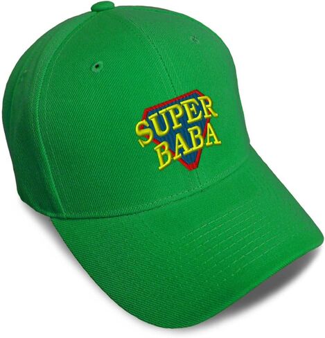 Baseball Caps for Men & Women Embroidered Super Baba Dad Turkish Father Daddy Pa Ladies & Men Baseball Hats in Kuwait