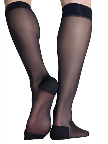 Knee High Socks for Men and Women-Breathable Nylon Unisex Socks with Reinforced Toe & Heel by MrPopular in Kuwait
