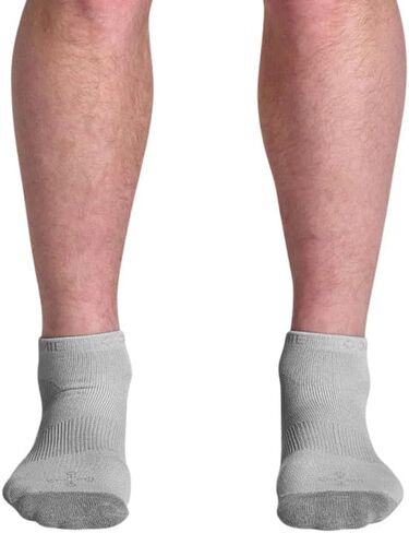 Tommie Copper Men’s Travel Compression Ankle Socks, Lightweight Arch & Heel Support, Cushioned, Moisture-Wicking, Anti-Odor in Kuwait