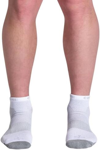 Tommie Copper Men’s Travel Compression Ankle Socks, Lightweight Arch & Heel Support, Cushioned, Moisture-Wicking, Anti-Odor in Kuwait