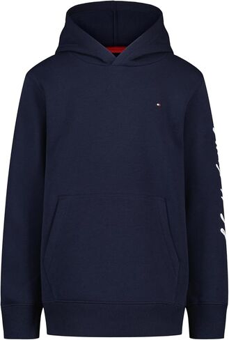 Tommy Hilfiger Boys' Long Sleeve Fleece Pullover Hoodie in Kuwait