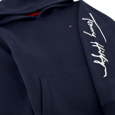 Tommy Hilfiger Boys' Long Sleeve Fleece Pullover Hoodie in Kuwait