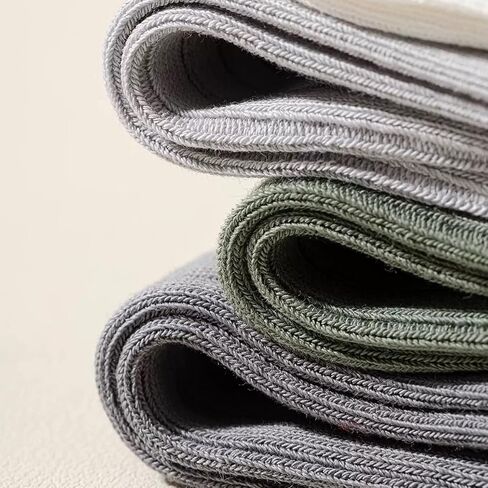 10 Pairs Men's Double-Needle Cotton Ankle Socks, Spring & Summer, Soft Breathable Casual No-Show Socks in Saudi Arabia
