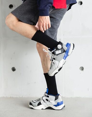 5 Pairs Mens Black Crew Socks Cotton Blend, Size 9-11 Long Boot Socks, Breathable Cushioned Reinforced Heel Toe for Running Basketball Everyday Casual Wear Bulk Set in Kuwait