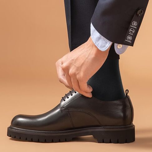 5 Pairs Mens Black Crew Socks Cotton Blend, Size 9-11 Long Boot Socks, Breathable Cushioned Reinforced Heel Toe for Running Basketball Everyday Casual Wear Bulk Set in Kuwait