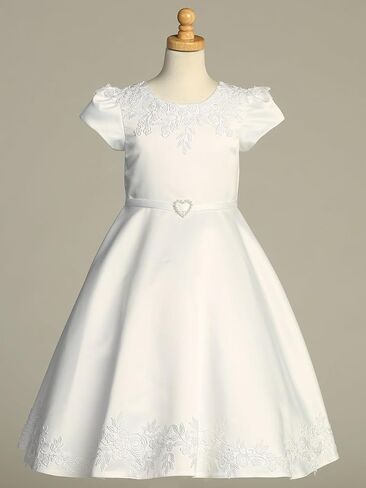 First Communion Dress with Sleeves - First Communion Dress for Girls - Vestidos de Primera Comunión Niña in Kuwait