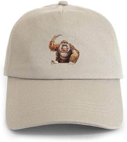 قبعة بيسبول CafePress Orangutan Ape قابلة للتعديل in Kuwait