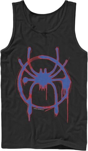 Men's Spider-Man: Into the Spider-Verse Spray Pain Logo Tank Top in Kuwait