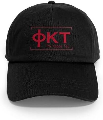 CafePress Phi Kappa Tau Logotype Red Adjustable Baseball Cap in Kuwait
