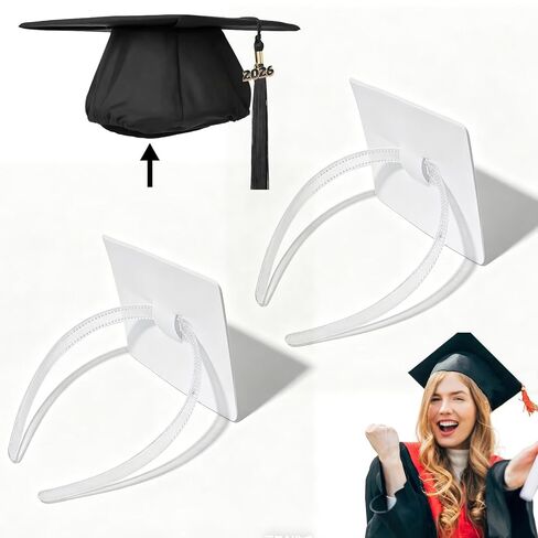 ZEYER Graduation Cap Headband for Women, Firm Anti-fall HairBand for Graduation Hat, Hat Accessories for Graduates, Students Ideal For Graduation Ceremonies in Kuwait