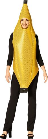 Banana Sparkle Glitzy Sequin Ultimate XXS Halloween Costume, Women, Adult Size XXS in Saudi Arabia