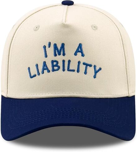 Funny Embroidered 2 Tone Baseball Cap, Classic Trucker Hat for Men Women His Her Fashion Gifts Ideas Everyday Style in Saudi Arabia